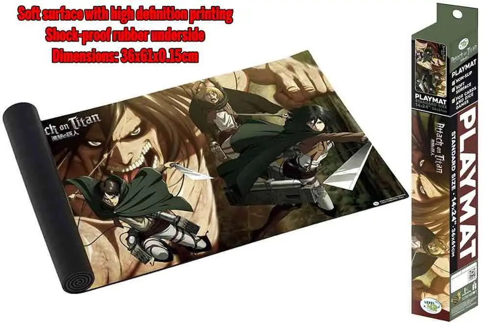 L'ATTAQUE DES TITANS - Attack On Titan Playmat - Figurine